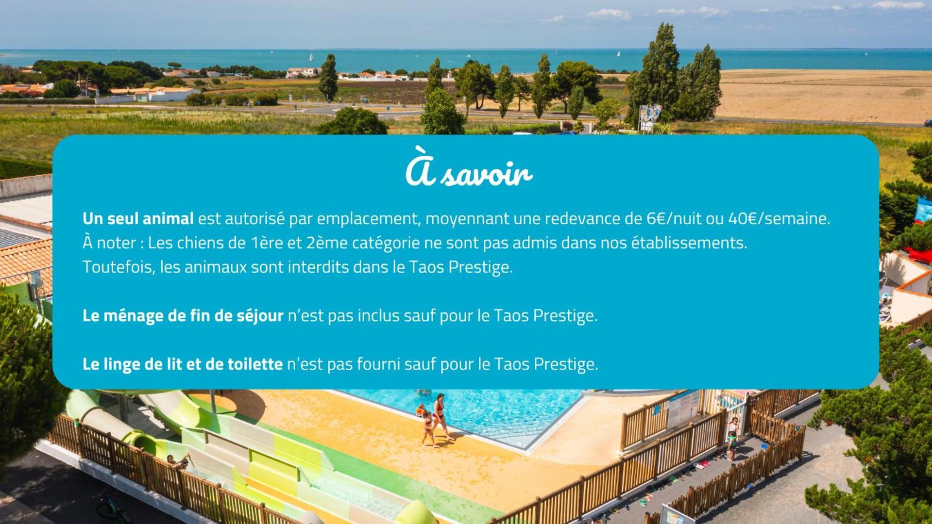 Camping Les Peupliers La Flotte Exterior foto